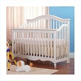 Bundle-76 Milan Tiffany 4-in-1 Convertible Crib in Antique White