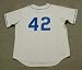 JACKIE ROBINSON Brooklyn Dodgers 1955 Majestic Cooperstown Throwback Away Baseball Jersey