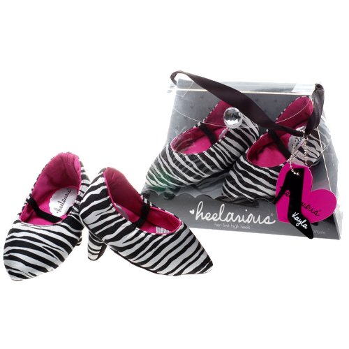 Newborn Baby Girls Crib Shoes Kayla Designer Heelarious High H...