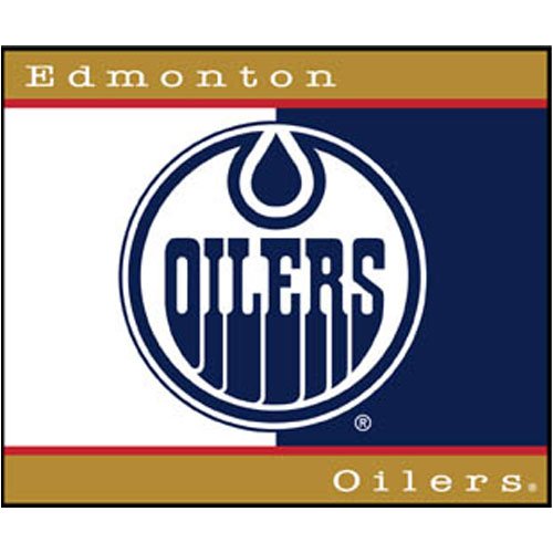 Buy NHL Hockey Edmonton Oilers 60X50 All-Star Blanket Throw - Fan Shop Sports Merchandise by Biederlack