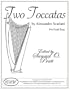 Two Toccatas for Pedal Harp