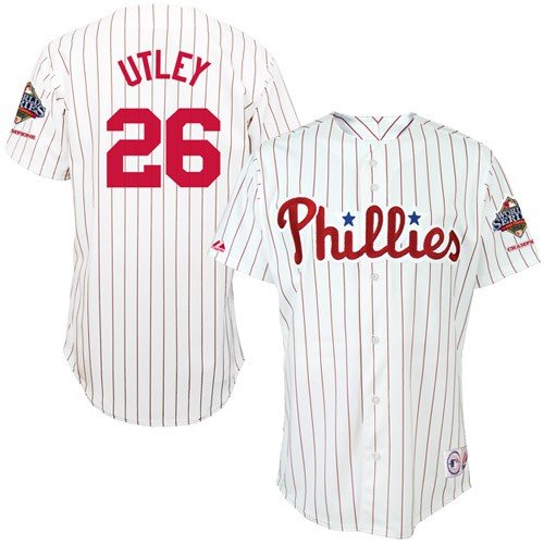 Buy Majestic Philadelphia Phillies 2008 World Series Champions Youth White #26 Chase Utley Championship... by Majestic