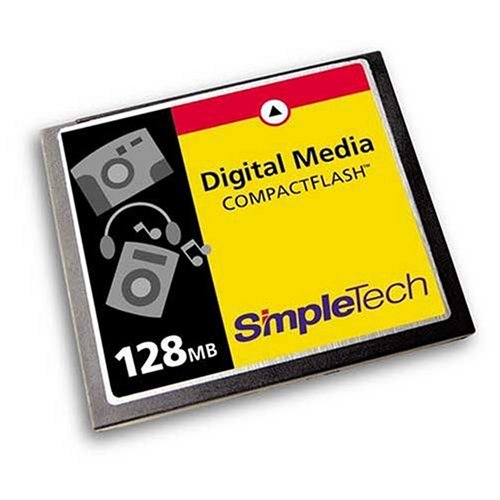SimpleTech STI-CF/128 128MB CompactFlash Card