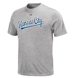 MLB Alex Gordon Kansas City Royals Youth Short Sleeve Basic Tee (Steel Heather, X-Large)