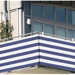 5x0,9m Balkon Sichtschutz Windschutz atmungsaktiv Modell ELECSA 365