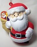 Rudolph The Red Nosed Reindeer Santa Claus With Presents Christmas Ornament