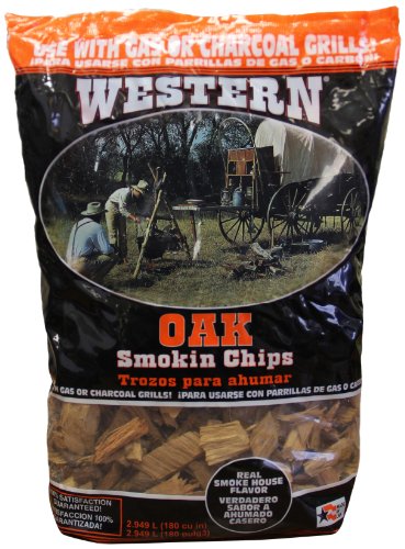 Western 78077 oak bbq smoking chips