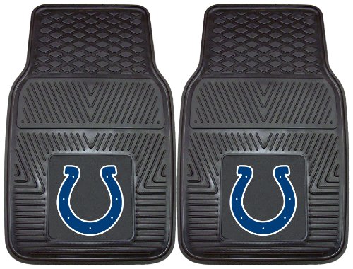Nifty 8769 NFL-Indianapolis Colts Vinyl Universal Heavy Duty Fan Floor Mat