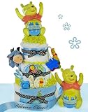 Precious Pooh 3 Tier Diaper Cake Boy