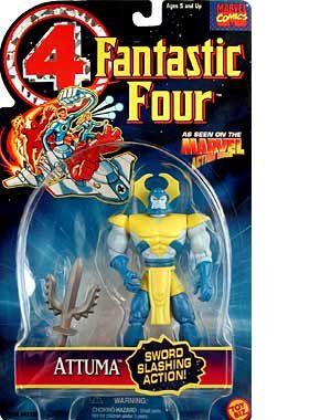  FANTASTIC FOUR "ATTUMA w/SWORD SLASHING ACTION"