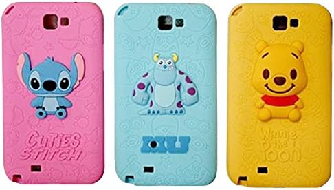 Simple Disney Genuine Silicon Stitch,Pooh,Sullivan Monster inc. Case For Apple iPhone 6 plus (Disney Silicon_Stitch/Blue)