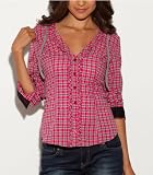 G by GUESS Lexette Plaid Shirt