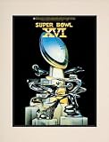 Matted 10.5 x 14 Super Bowl XVI Program Print | Details: 1982, 49ers vs Bengals