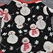 Mikey Store Christmas Pet Puppy Snowman Warm Pullover High-Grade Embroidered Clothes (Black, XS)