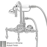 American Bath Factory F200D-SN 200 Series Bathtub Faucet in Satin Nickel