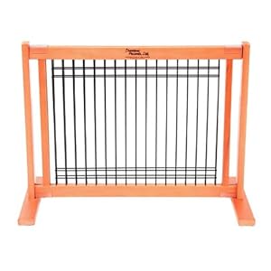 Small Wood and Wire Pet Gate