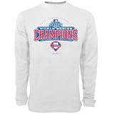Reebok Philadelphia Phillies 2008 World Series Champions White Thermal Long Sleeve Shirt