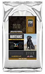 SportDogFood Maintenance Dog Food, Beef Formula, 30-Pound