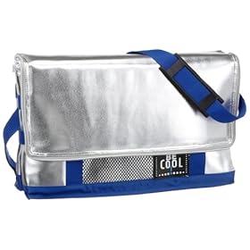 alfi Be Cool Borsa termica M, 25 L, colore: Argento/Blu alfi Be Cool Borsa termica M, 25 L, colore: Argento/Blu