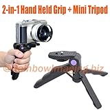 RainbowImaging 2 in 1 Hand Held Grip + Mini Tripod for Digital Camera and C ....