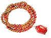 Chakra Energy Malabeads Rudraksha Coral Protection Mala Buddha Pendant Necklace