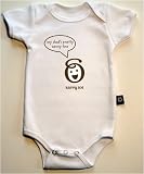 My Dad's Pretty Savvy Too Short-sleeve Baby Bodysuit / Onesie - White
