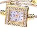 BestDealUSA Fashion Square Rhinestone Girl Lady Women Wrist Bracelet Watch