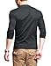 Match K|G Mens Basic T-shirts Series V-neck/Long sleeve/Slim fit