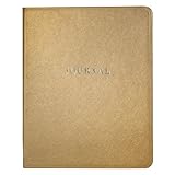 POSTSoftCoverLinedJournal,SaffianoGold,9-Inch