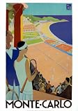 Monte Carlo Art Poster Print by Roger Broders, 28x40