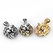COPAUL Jewelry Punk Men's Stainless Steel Animal Lion Head Shape Pendant Necklace,Three Colors