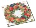 Kitchen & Housewares : Caspari Pamela's Wreath 2 Paper Lunch Napkin Package, Ivory