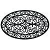 Adorn Oval Regency Décor Mat