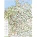 Gro�e Deutschlandkarte 1:750 000 mit L�ndergrenzen1-seitig, plano in H�lse     98 x 128,5 cm