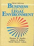 Business and its legal environment
