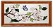APPLE BLOSSOM Tree FLOWER Suncatcher Window 11x22 Glass Panel Framed