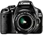Canon EOS 600D SLR-Digitalkamera (18 Megapixel, 7,6 cm (3 Zoll) schwenkbares Display, Full HD) Kit inkl. EF-S 18-55mm 1:3,5-5,6 IS II
