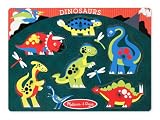 Toys : Melissa & Doug Dinosaurs Peg Puzzle