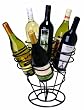 Oenophilia 6-Bottle Bouquet Wine Rack, Black