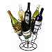 Oenophilia 6-Bottle Bouquet Wine Rack, Black