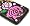 www.wildrosen.com - iTALKonline FunkGem Schwarz ROSA ROSE Diamonte Crystals Lieferung Hydro Gel Protective Armour Case Skin Cover Shell f�r HTC WildFire Wild Fire G8