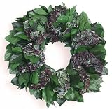 18 Round FOREST & GARDEN WREATH Dried Preserved Hydrangea FLOWER
