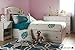 South Shore Country Poetry Mates Bed with 3 Drawers, Twin 39-inch, White Wash