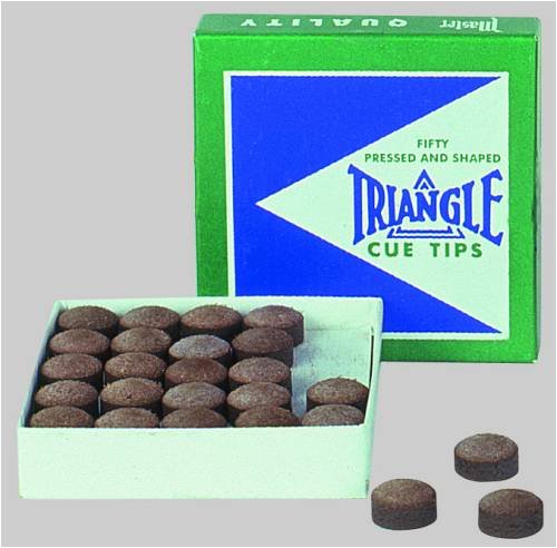 Klebleder Triangle, erhältlich in den Größen von 10 - 14 mm (Preis pro Stück)