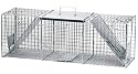 Havahart 1045 36-by-10-by-12-Inch Two-Door Cage Trap for Raccoons, Stray Cats and Woodchucks