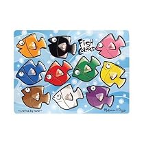 Fish Colors Mix N Match Peg Puzzle