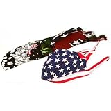 6 Du Rags Biker Hats Skull Caps Motorcycle Head Wraps