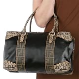 Fendi - Fendi Two Tone Baulotto Satchel