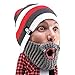 Beard Head Stubble Cruiser Beard Beanie - Original Handmade Knit Hat and Removable Beard