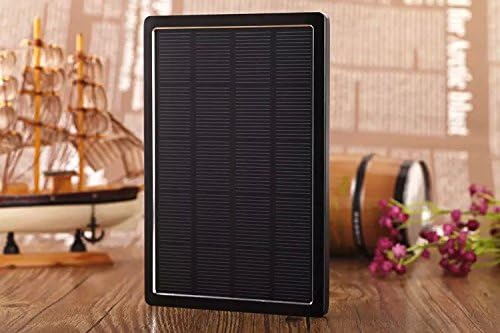 Lufei® Solar Panel Charger Iphone 3w 10000mah Dual-port Portable Charger Backup External Battery Power Pack for Iphone 6, 6 Plus, 5s, 5c, 5, 4s / Galaxy S5 S4 S3 Note 3, 4 / Nexus 4 / HTC One M8 / Nokia Lumia 520, 1020 Ipad Air, Other Ipads, Ipods, Samsung Galaxy S4, S3, S2, Note 3, Note 2, Most Kinds of Android Smart Phones and Tablets, Gopro Camera and More Other Devices (black)